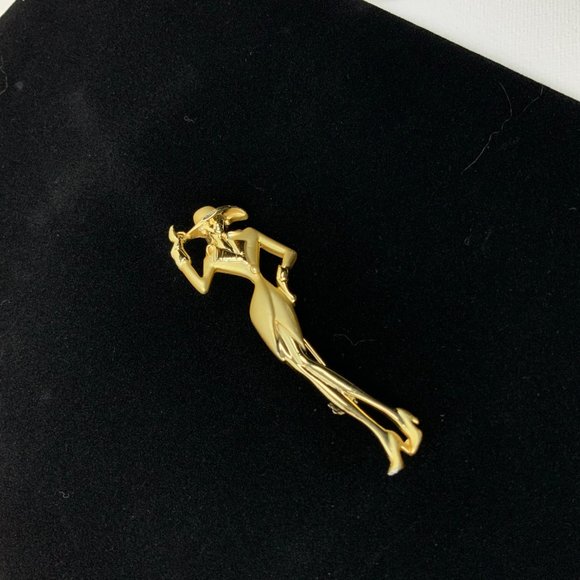 Vintage 1980s Lady Remington Signed AJC Brooch - Picture 15 of 16